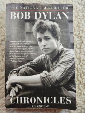 Bob Dylan Chronicles Volume One Paperback Marked Scribbled Memoir 2004 Edition